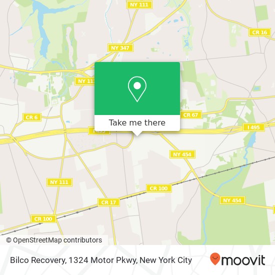 Mapa de Bilco Recovery, 1324 Motor Pkwy