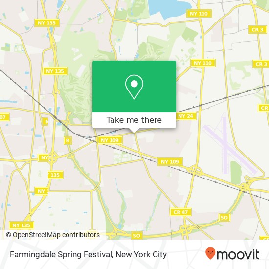 Farmingdale Spring Festival map