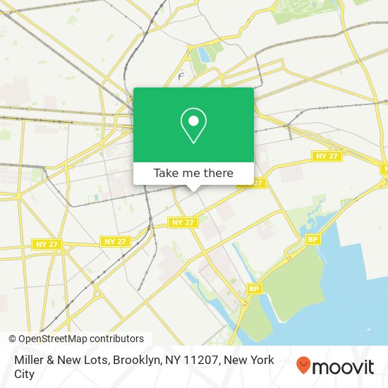 Miller & New Lots, Brooklyn, NY 11207 map