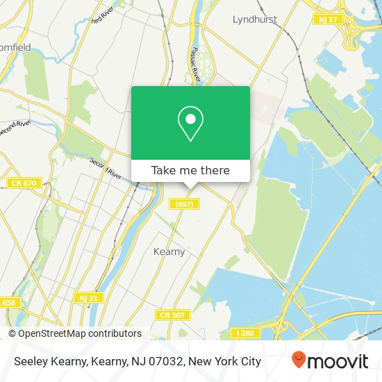 Seeley Kearny, Kearny, NJ 07032 map