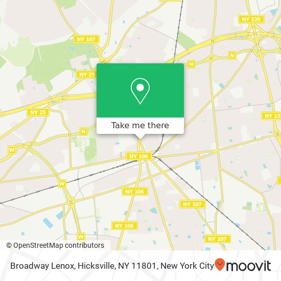Broadway Lenox, Hicksville, NY 11801 map