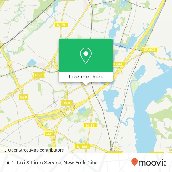 A-1 Taxi & Limo Service map