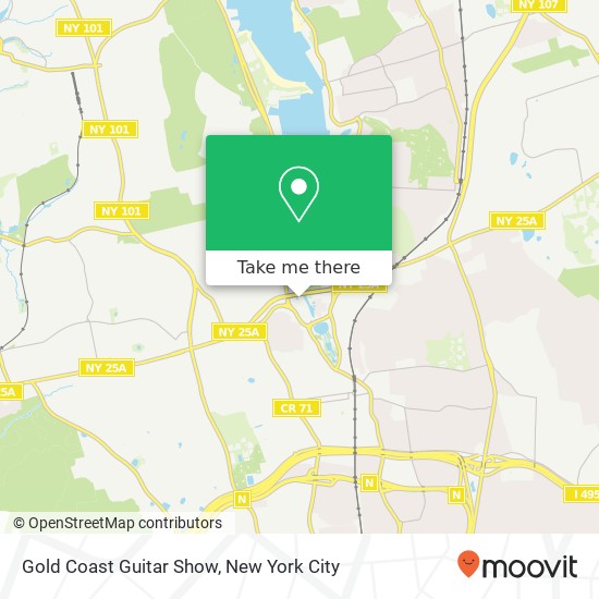 Mapa de Gold Coast Guitar Show