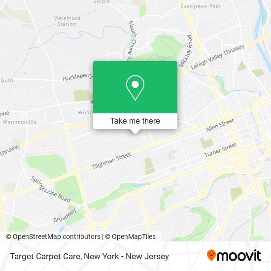 Mapa de Target Carpet Care