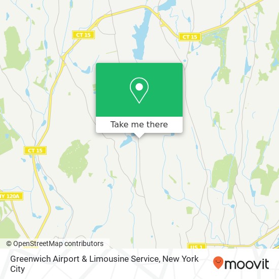 Mapa de Greenwich Airport & Limousine Service