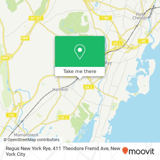 Mapa de Regus New York Rye, 411 Theodore Fremd Ave