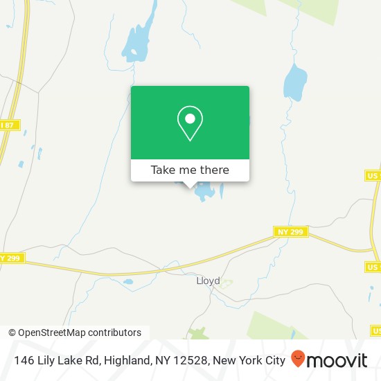 146 Lily Lake Rd, Highland, NY 12528 map