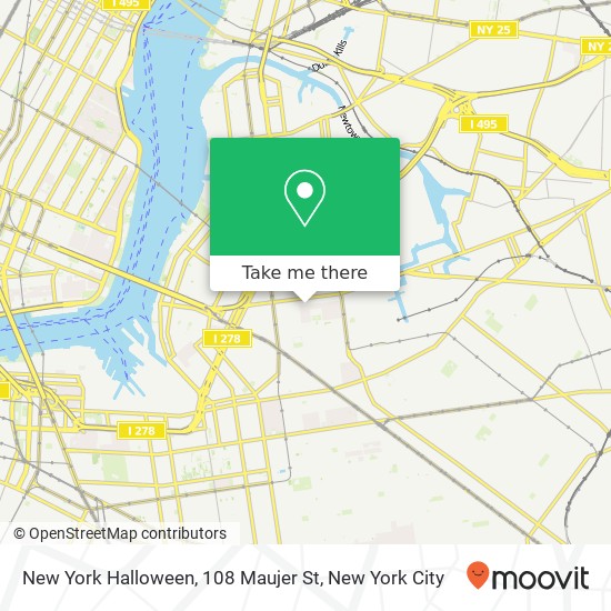 New York Halloween, 108 Maujer St map