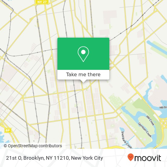 21st O, Brooklyn, NY 11210 map