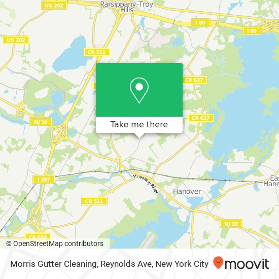 Mapa de Morris Gutter Cleaning, Reynolds Ave