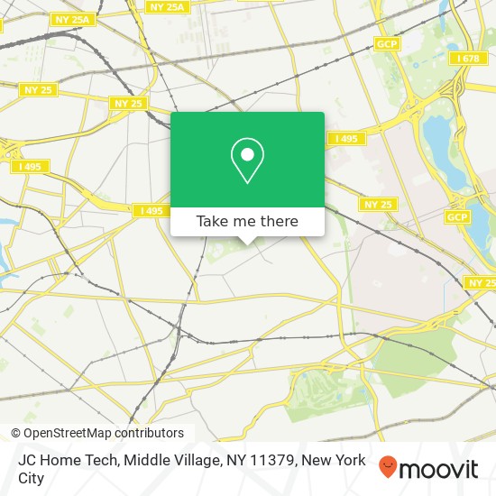 JC Home Tech, Middle Village, NY 11379 map