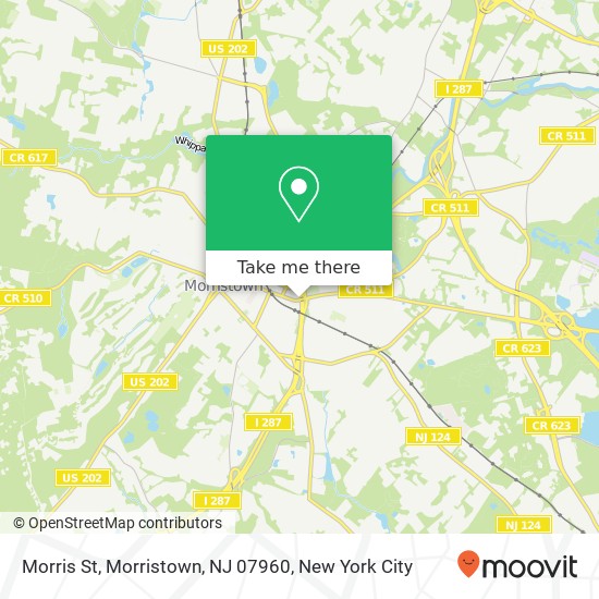 Morris St, Morristown, NJ 07960 map