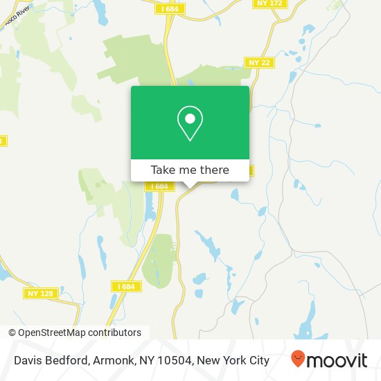 Mapa de Davis Bedford, Armonk, NY 10504