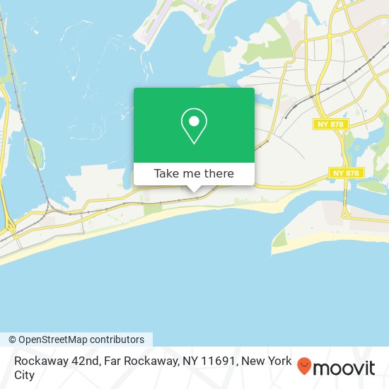 Mapa de Rockaway 42nd, Far Rockaway, NY 11691