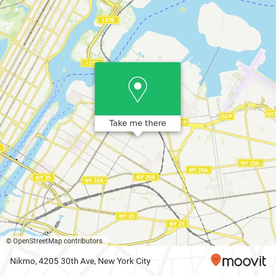Mapa de Nikmo, 4205 30th Ave
