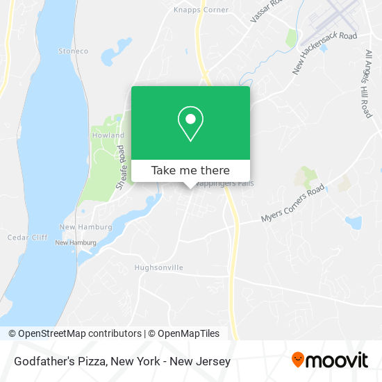 Godfather's Pizza map