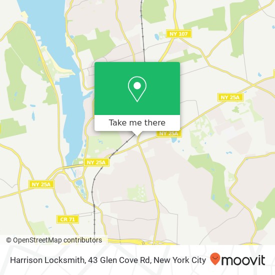 Mapa de Harrison Locksmith, 43 Glen Cove Rd