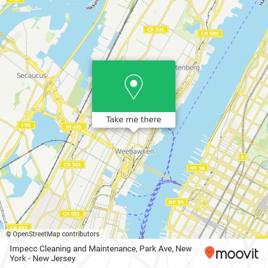 Mapa de Impecc Cleaning and Maintenance, Park Ave