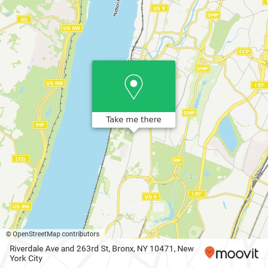 Riverdale Ave and 263rd St, Bronx, NY 10471 map