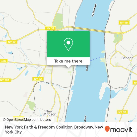 Mapa de New York Faith & Freedom Coalition, Broadway