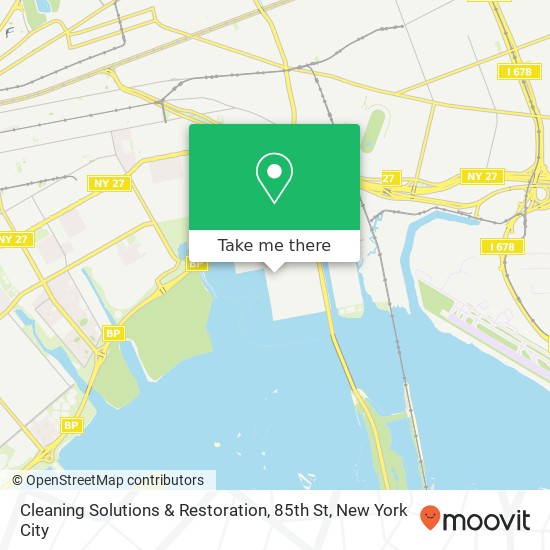 Mapa de Cleaning Solutions & Restoration, 85th St