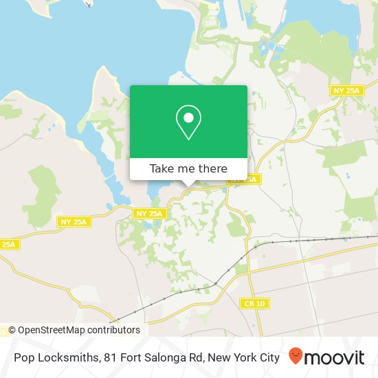 Mapa de Pop Locksmiths, 81 Fort Salonga Rd