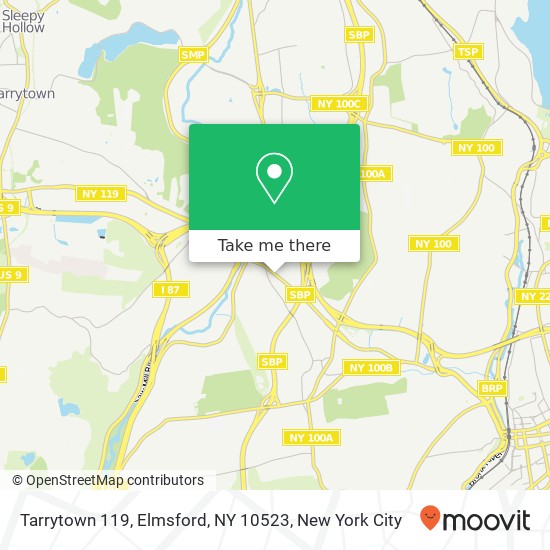 Mapa de Tarrytown 119, Elmsford, NY 10523