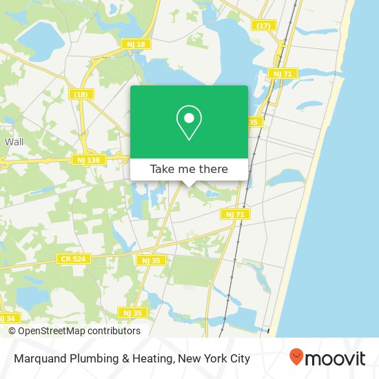 Mapa de Marquand Plumbing & Heating