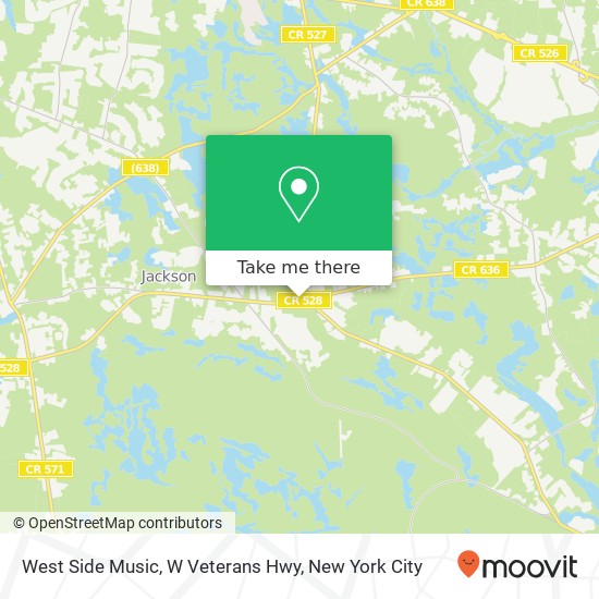 West Side Music, W Veterans Hwy map
