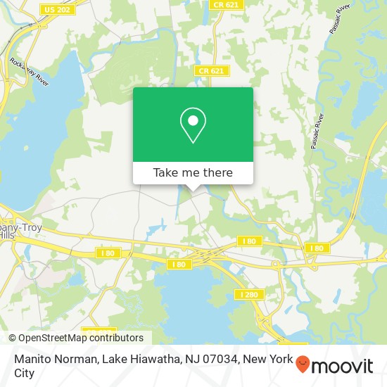 Manito Norman, Lake Hiawatha, NJ 07034 map