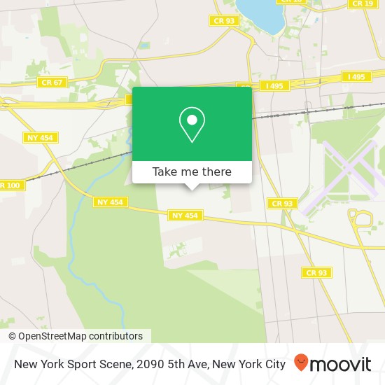 New York Sport Scene, 2090 5th Ave map