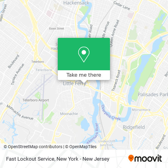 Fast Lockout Service map