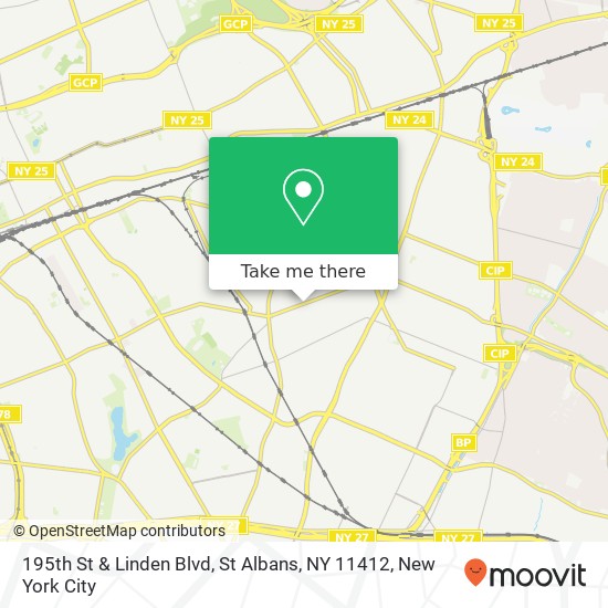 195th St & Linden Blvd, St Albans, NY 11412 map