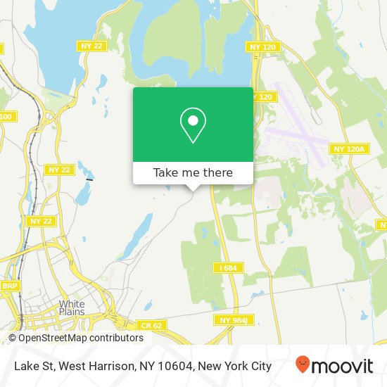 Mapa de Lake St, West Harrison, NY 10604