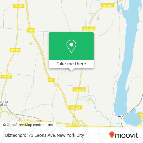 Mapa de Biztechpro, 73 Leona Ave