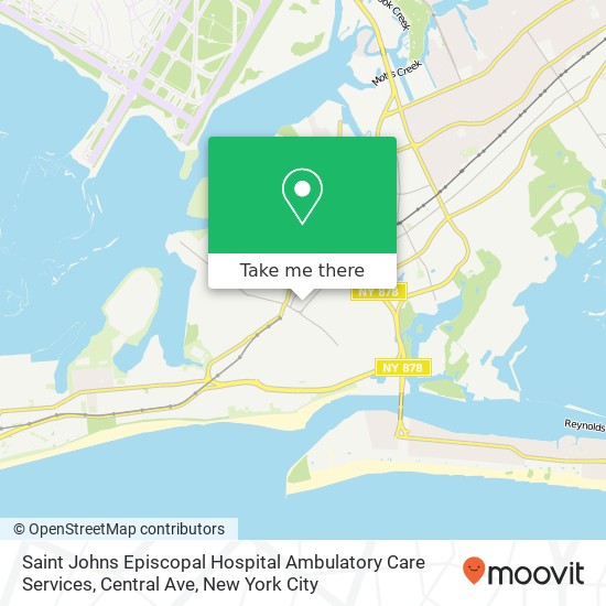 Saint Johns Episcopal Hospital Ambulatory Care Services, Central Ave map