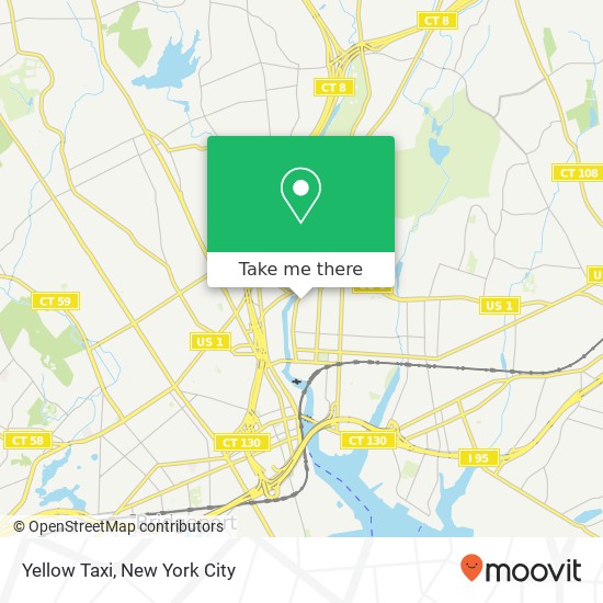 Yellow Taxi map