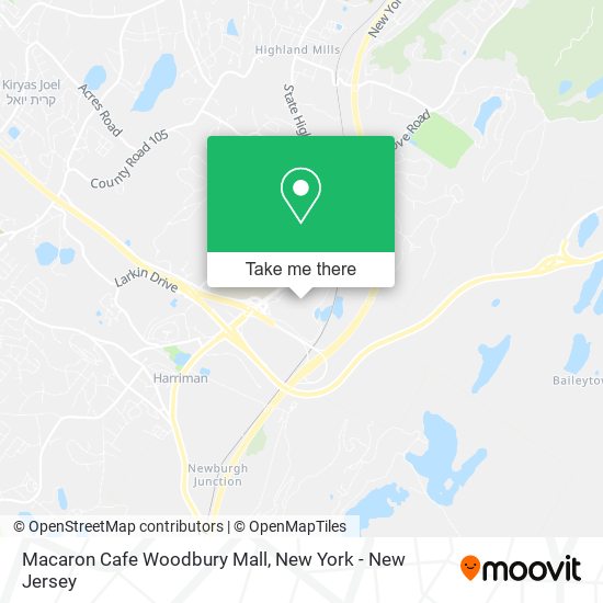 Mapa de Macaron Cafe Woodbury Mall