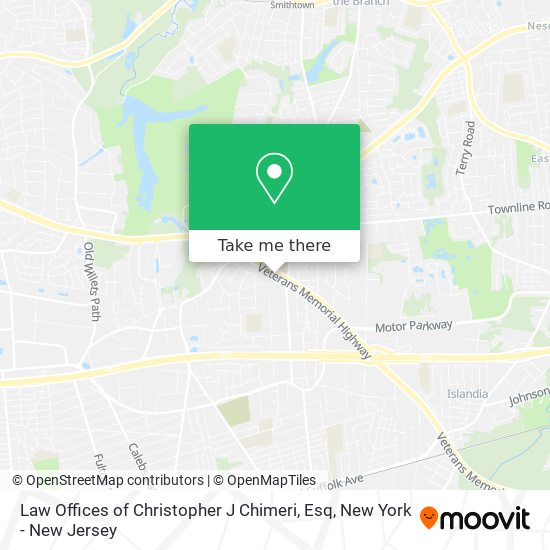 Law Offices of Christopher J Chimeri, Esq map