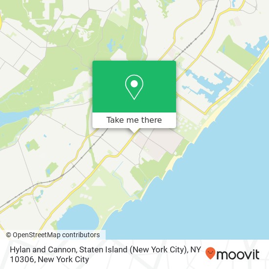 Hylan and Cannon, Staten Island (New York City), NY 10306 map