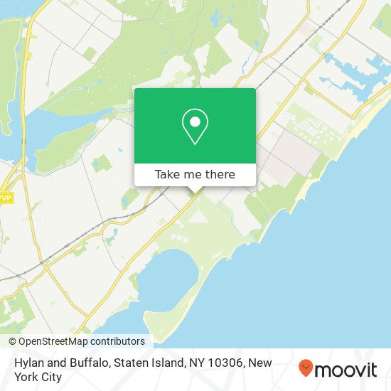 Mapa de Hylan and Buffalo, Staten Island, NY 10306