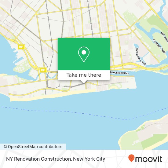 NY Renovation Construction map