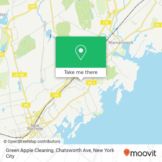 Green Apple Cleaning, Chatsworth Ave map