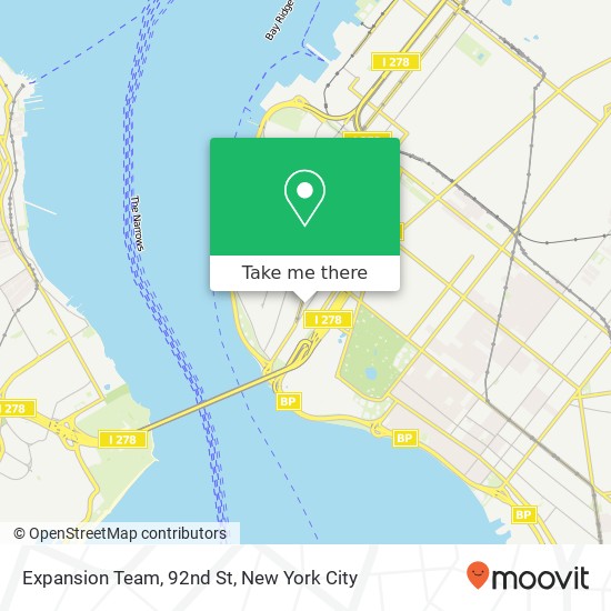 Expansion Team, 92nd St map