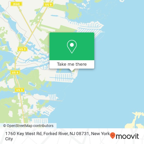 1760 Key West Rd, Forked River, NJ 08731 map