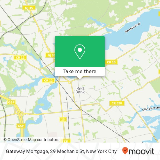 Gateway Mortgage, 29 Mechanic St map