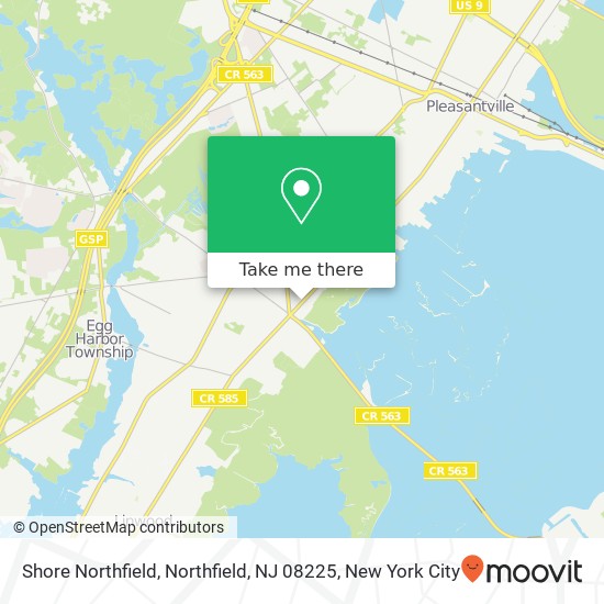 Shore Northfield, Northfield, NJ 08225 map