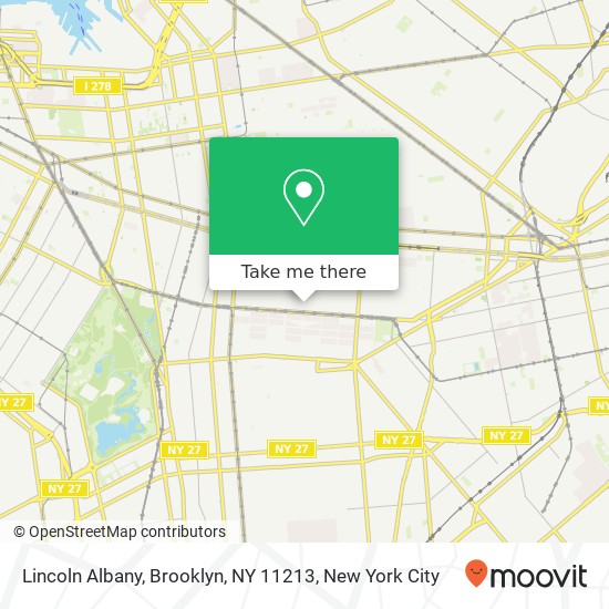 Lincoln Albany, Brooklyn, NY 11213 map