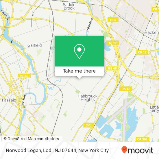 Norwood Logan, Lodi, NJ 07644 map