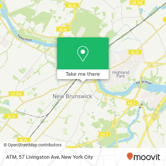 Mapa de ATM, 57 Livingston Ave